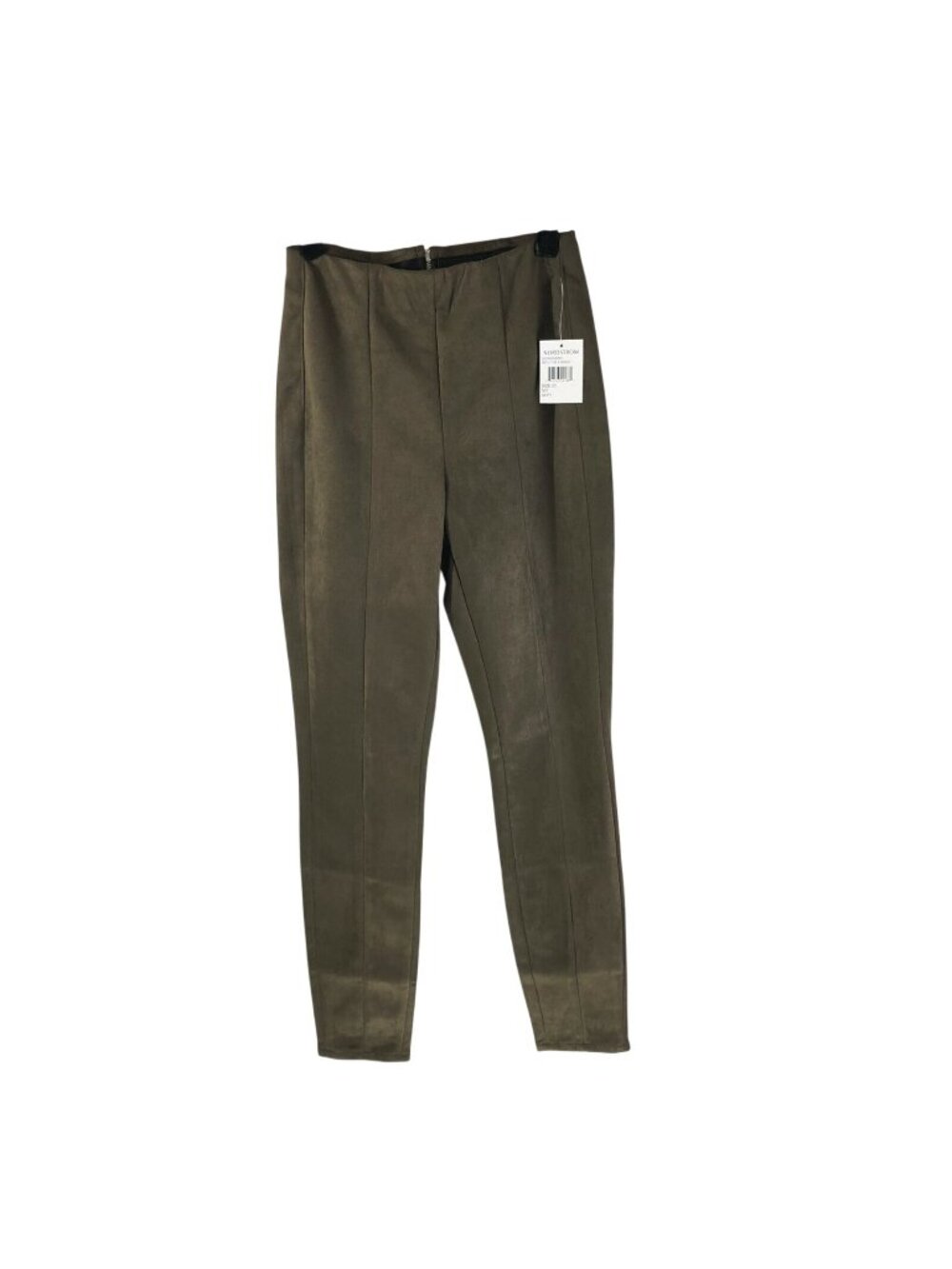 BlankNYC Womens Pants Skinny Faux Suede High Waist Stretch Brown Size 25